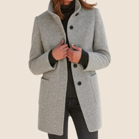 Eleonora | Funnel Neck Coat