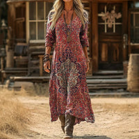 Renata | Flowing Bohemian Maxi Dress