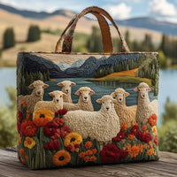 Artisanal Bag - Sheep by the Lake