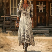 Sybil | Flowing Floral Maxi Dress