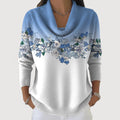 Alba | Floral Roll Neck Jumper