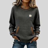Noelle™ | Crew Neck Colour Block Sweatshirt
