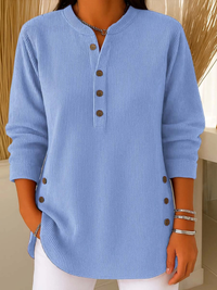 Nieves | Henley Button Tunic