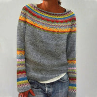 Charlotte - Retro Scandinavian knitted sweater