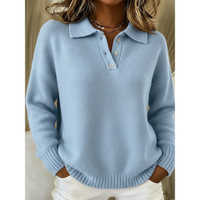 Marina | Soft Polo Collar Jumper