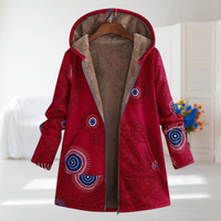 Emmeline | Patterned Hooded Jacket