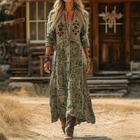 Rosamund | Free-Spirited Ankle-Length Dress
