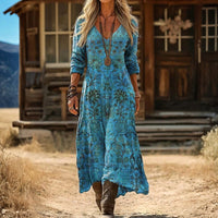 Laura | Flowing Bohemian Maxi Dress
