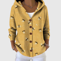 Isabella | Bumblebee Hooded Knit Jacket