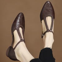 Charlotte | Pointed T-Bar Mary Janes