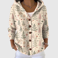 Marcella | Winter Tree Hooded Knit Jacket