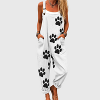 COMFORT OVERALLS WITH PRINTS