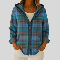 Bevlyn™ | Lined Checked Shacket with Buttons