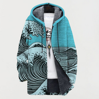 Lennox | Wave Print Coat