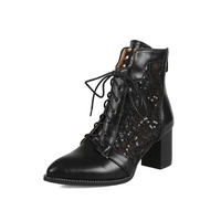 Patricia | Refined Lace-Up Heeled Boots