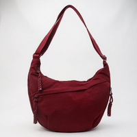 Rosalie | Burgundy Shoulder Bag