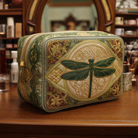 Azure Skies Quilted Makeup Bag