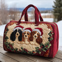 Best Friend Spaniel Quilted Duffle Bag