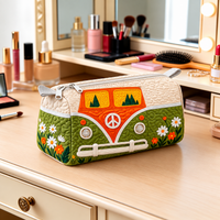 FLORAVAN | FLORAL RETRO CAMPER COSMETIC BAG