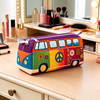VIVAVAN | RAINBOW RETRO CAMPER COSMETIC BAG