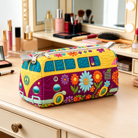 BLOOMRIDE | BOHO FLORAL CAMPER COSMETIC BAG