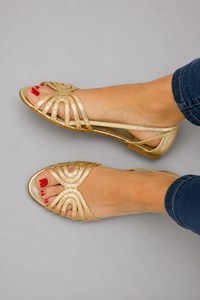 Eleonora | Golden Sandals Summer Light