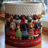 Greta | Hand-Quilted Laundry Basket