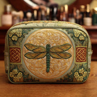 Dragonfly Muse Quilted Makeup Bag