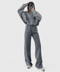 Suzanne | Relaxed Zip-Front Two-Piece Set