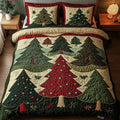3-Piece Quilted Bedding Set – Forest of Joy