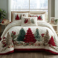 3-Piece Quilted Bedding Set – Winter Wonder