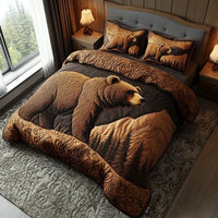 3-Piece Quilted Bedding Set – Wild Trails