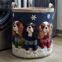 Charlotte | Hand-Quilted Laundry Basket