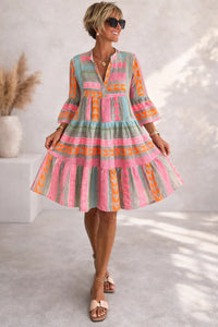 Aurabelle™ Timeless Vintage Grace Midi Dress