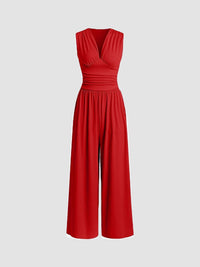 NADINE | Ribbed Sleeveless Jumpsuit