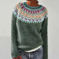 Sarah | Retro Scandinavian Knitted Jumper