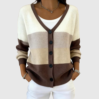 Felicia | Colour Block Knit Jacket