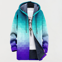Arden | Hexagon Gradient Coat