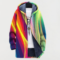 Cameron | Rainbow Stripe Hoodie