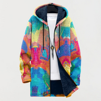 Emery | Colourful Art Print Hooded Jumper