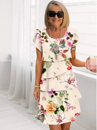 Helena | Elegant Comfort Ruffle Dress