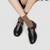 Nathalie | Square-Toe Mary Janes