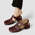 Adèle | Cut-Out Heeled Mary Janes