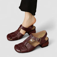 Adèle | Cut-Out Heeled Mary Janes