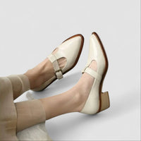 Agnès | Pointed T-Bar Shoes