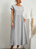 Gabrielle™ — Flowing Midi Dress with Timeless Elegance