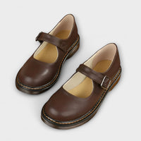 Clémence | Stitched Buckle Mary Janes
