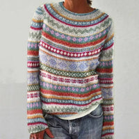 Violet | Retro Scandinavian Knitted Jumper