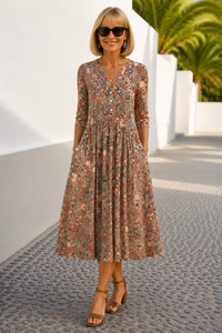 Constance | V-Neck Dress