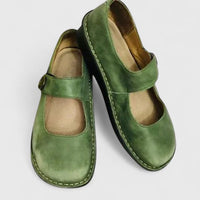 Margaux | Patina Leather Mary Janes